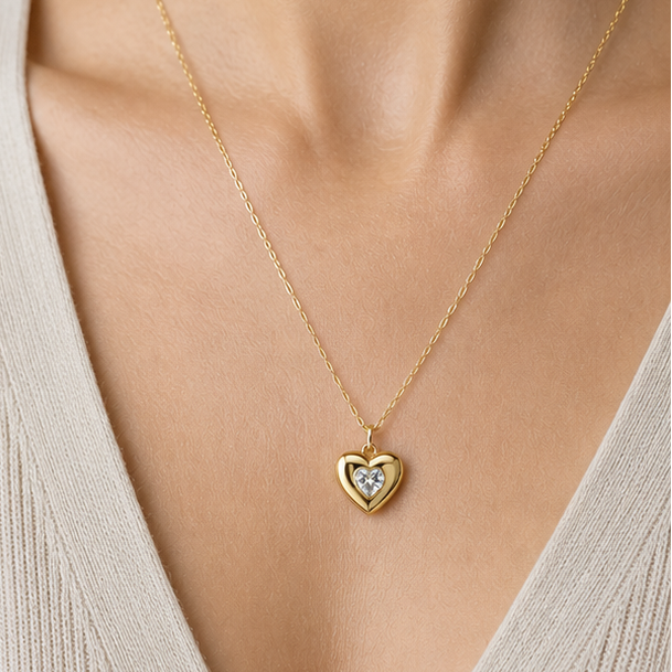 COLLAR CORAZÓN SHINE