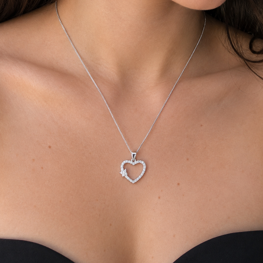 COLLAR CORAZÓN BRILLO SHINE
