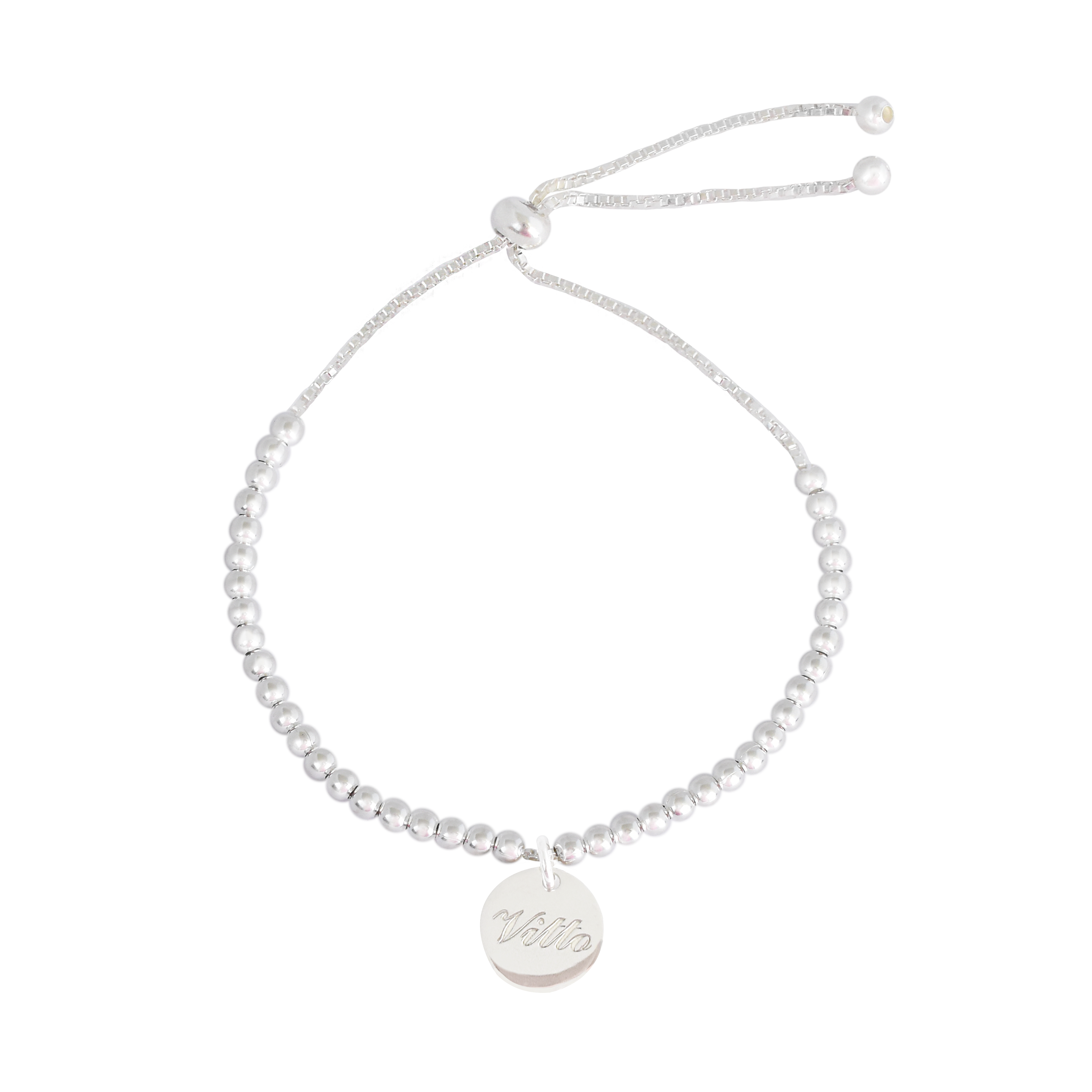 PULSERA BOLITAS PERSONALIZADA