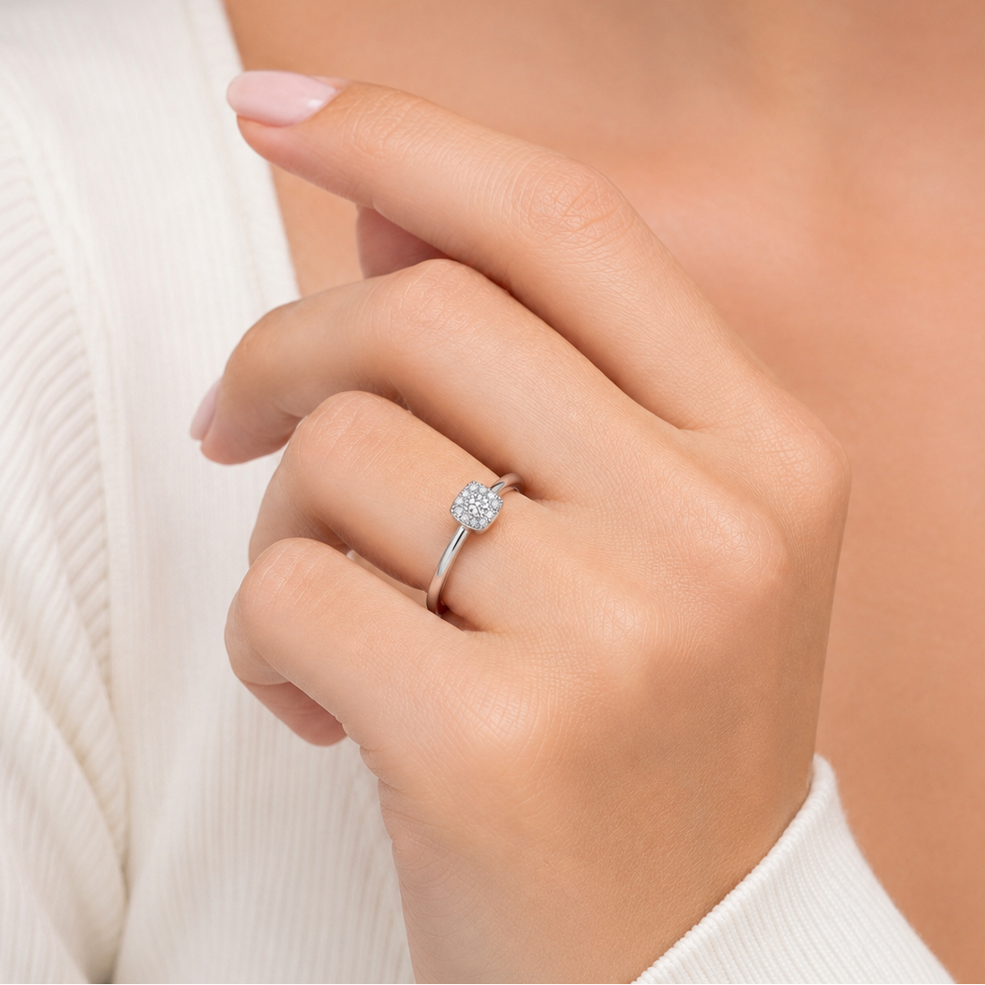 ANILLO HALO CUADRADO