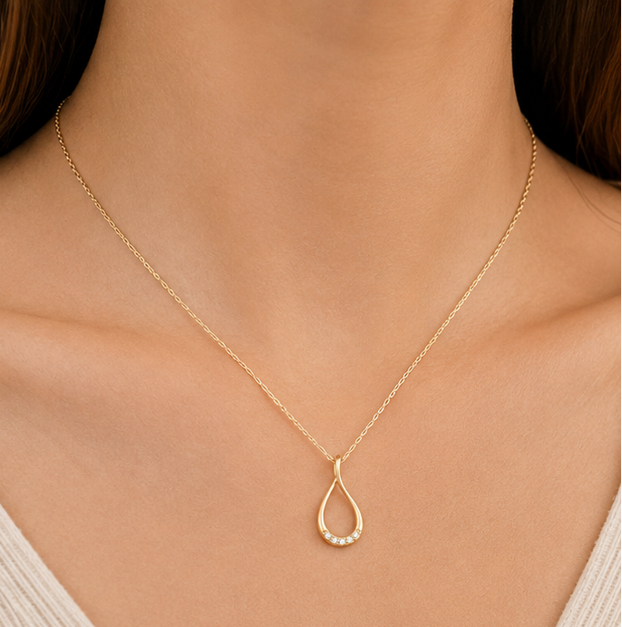 COLLAR GOTA DE LUZ