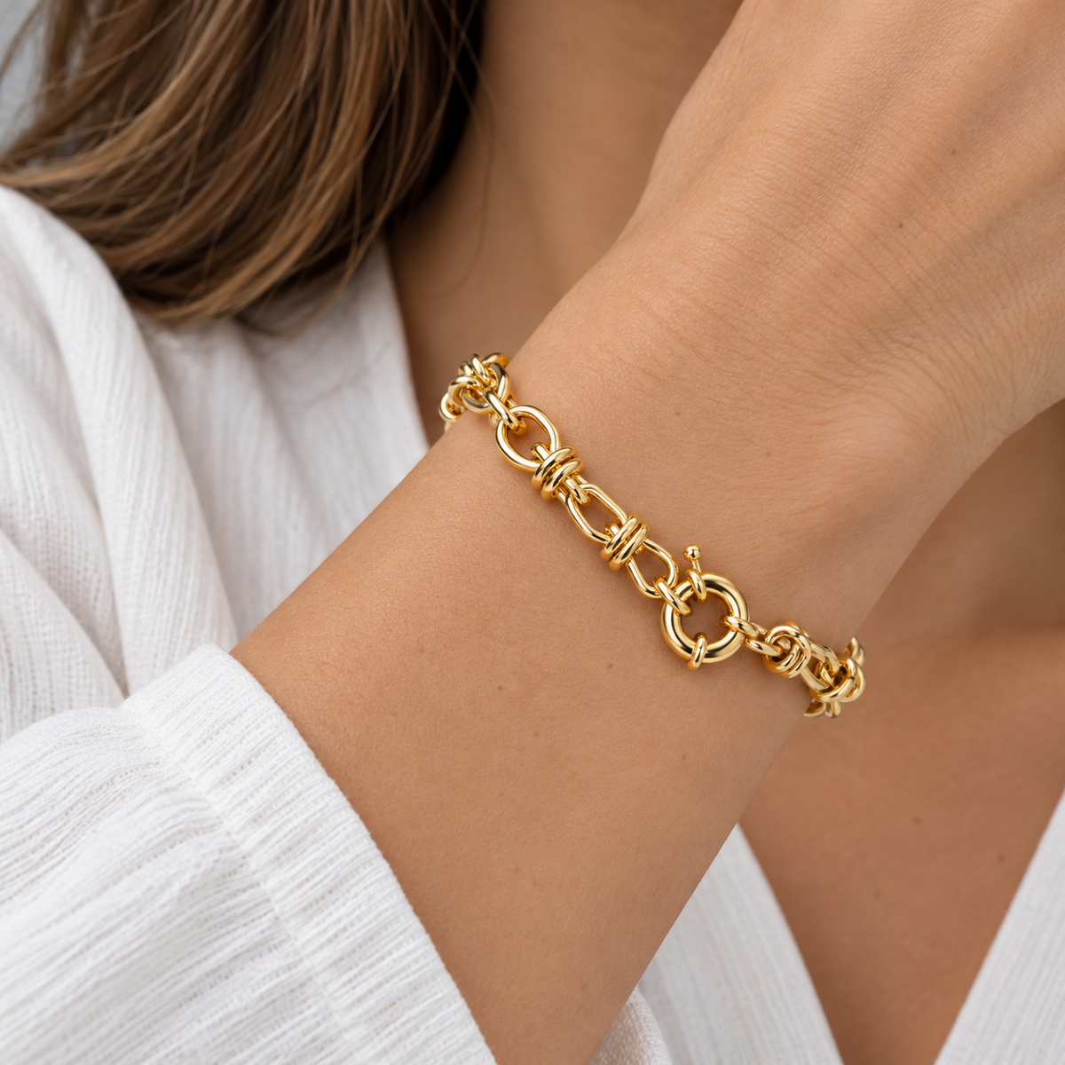 PULSERA ESLABÓN INFINITO