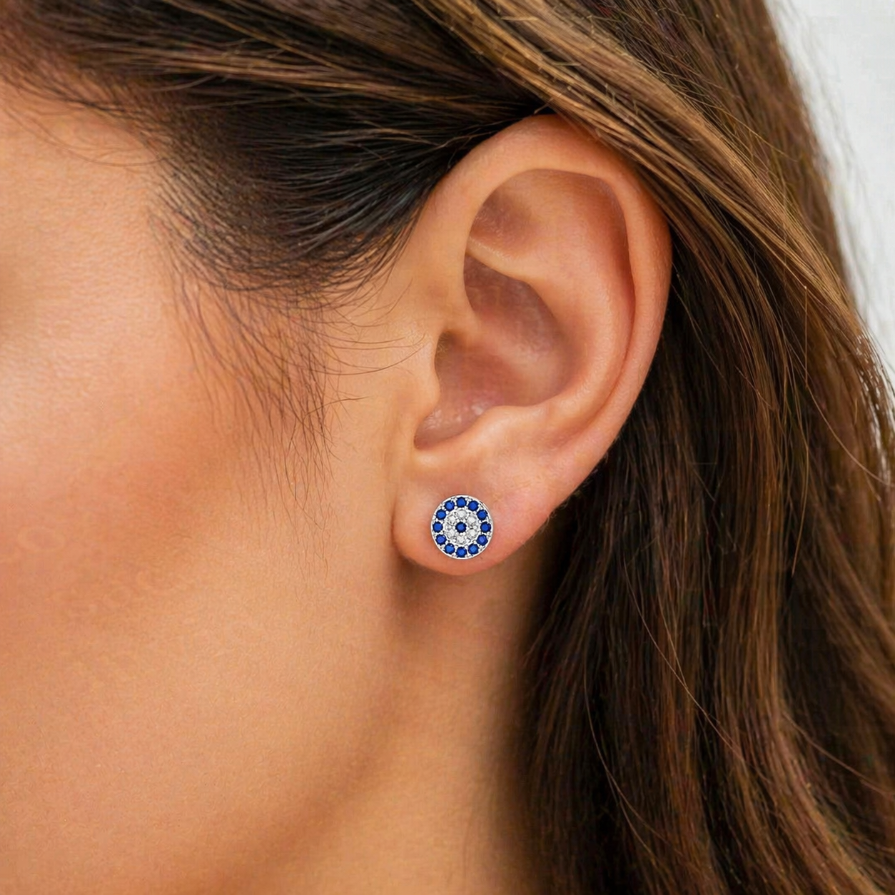 ARETES OJO TURCO SHINE