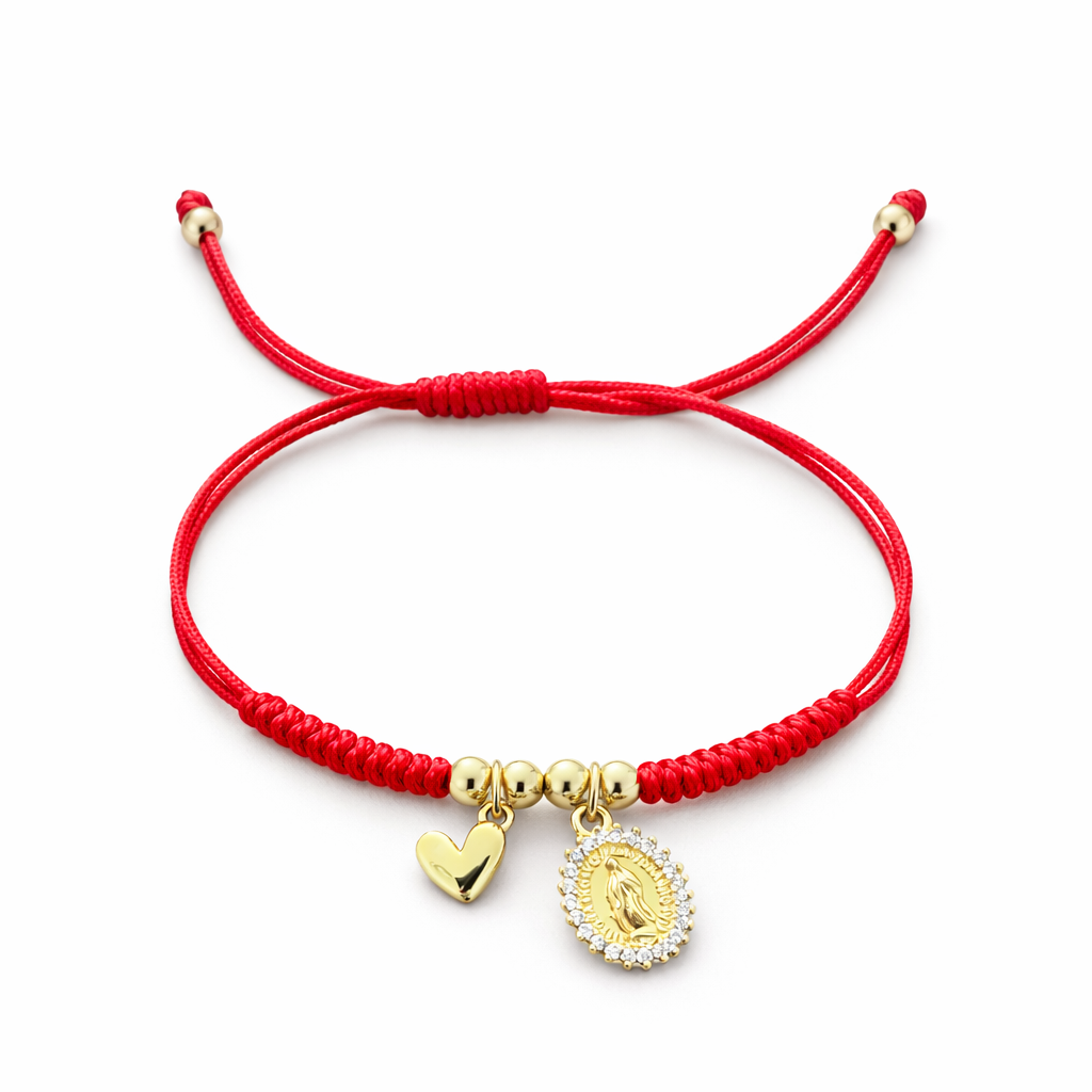 PULSERA VIRGEN DE GUADALUPE TEJIDA