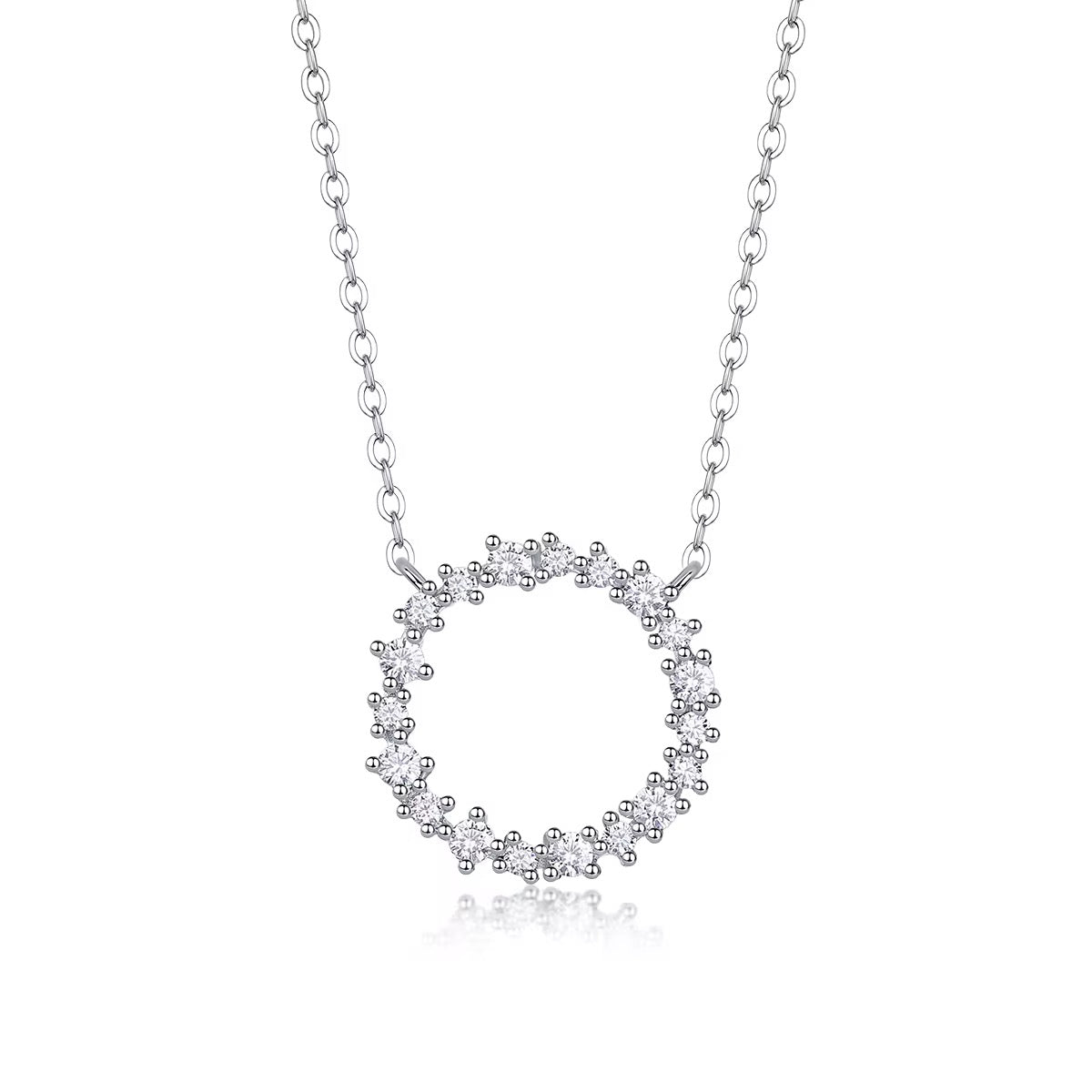 COLLAR CÍRCULO DE LA VIDA SILVER
