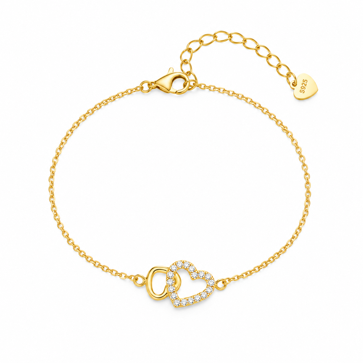 PULSERA CORAZONES UNIDOS