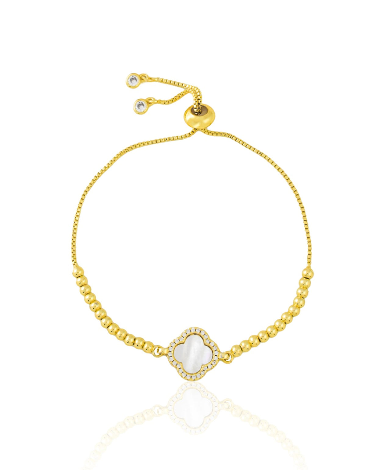 PULSERA TREBOL SHINE