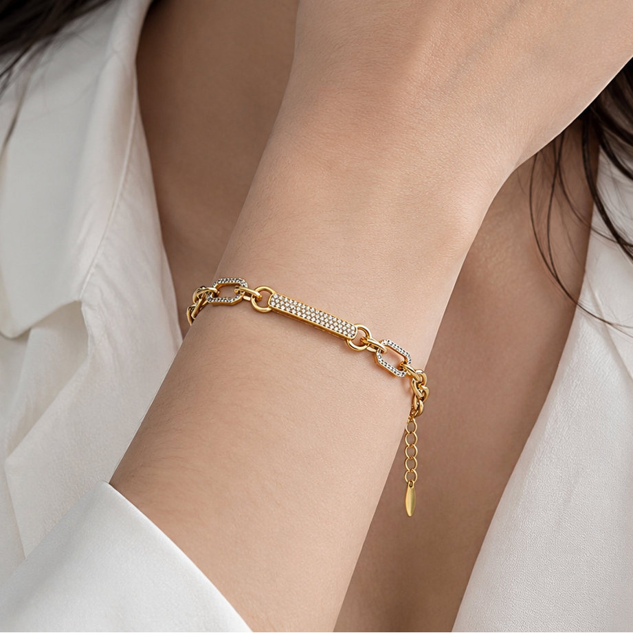 PULSERA LINK DORADA