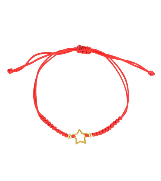 PULSERA ESTRELLA ROJA