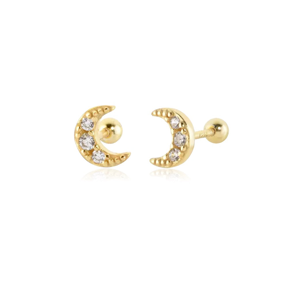 ARETES MINI MEDIA LUNA