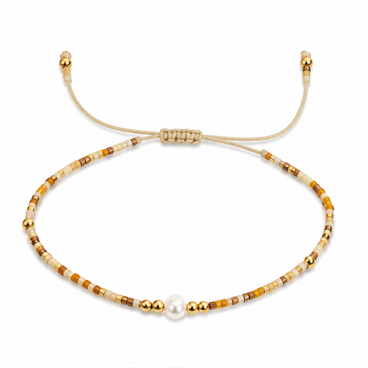 PULSERA ARENA DORADA
