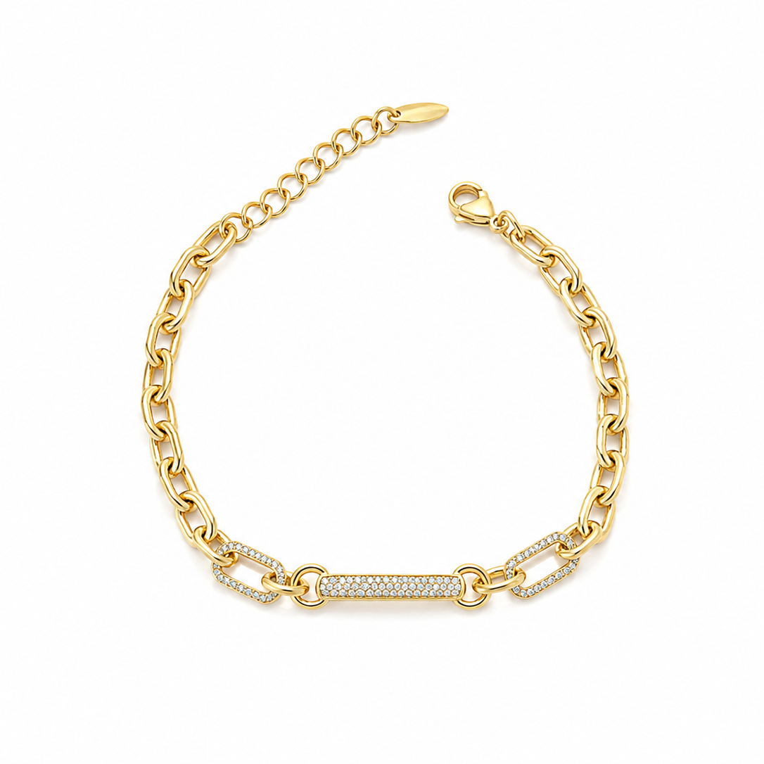PULSERA LINK DORADA