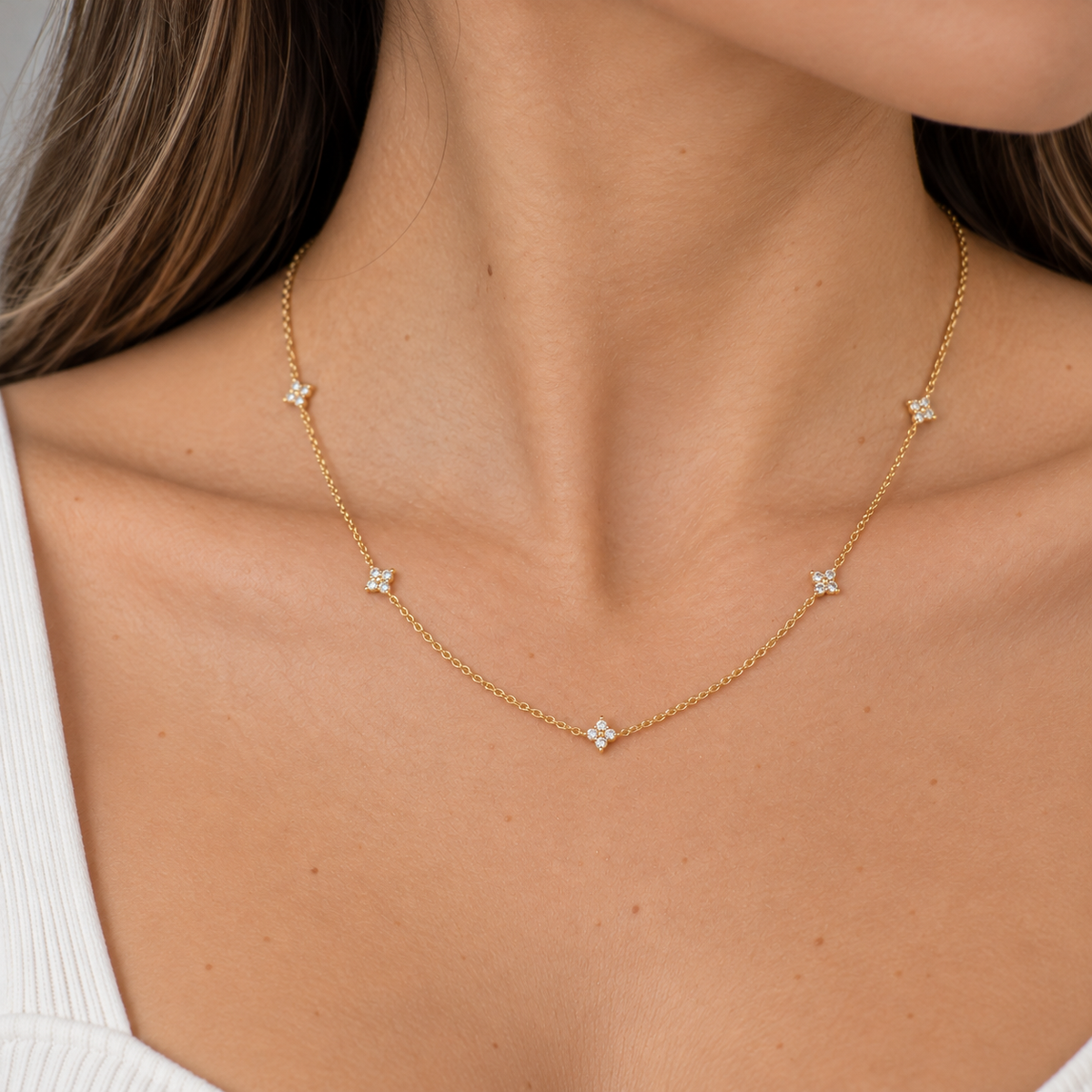 COLLAR ROSETA GOLDEN