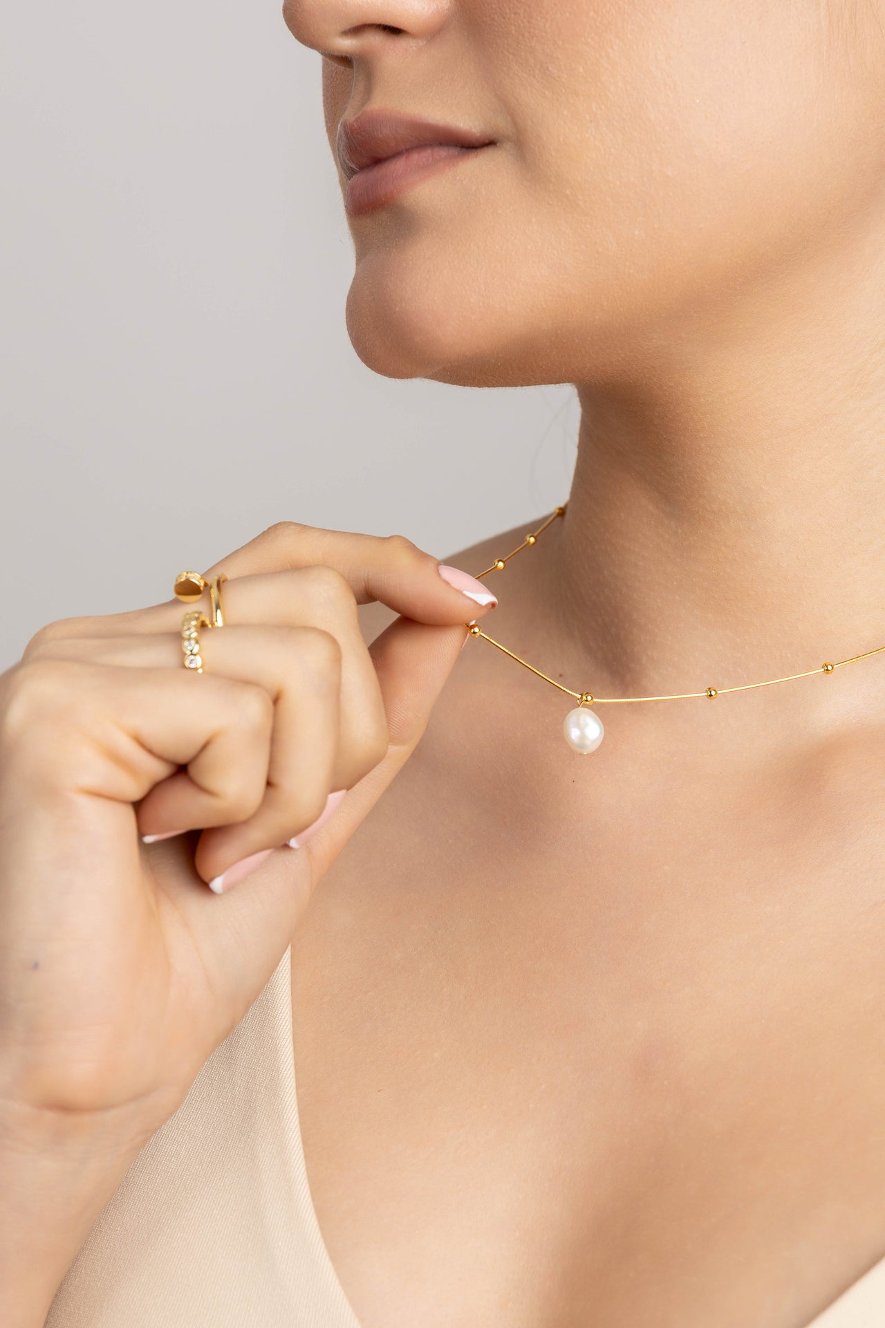 COLLAR BOLITAS & PERLA