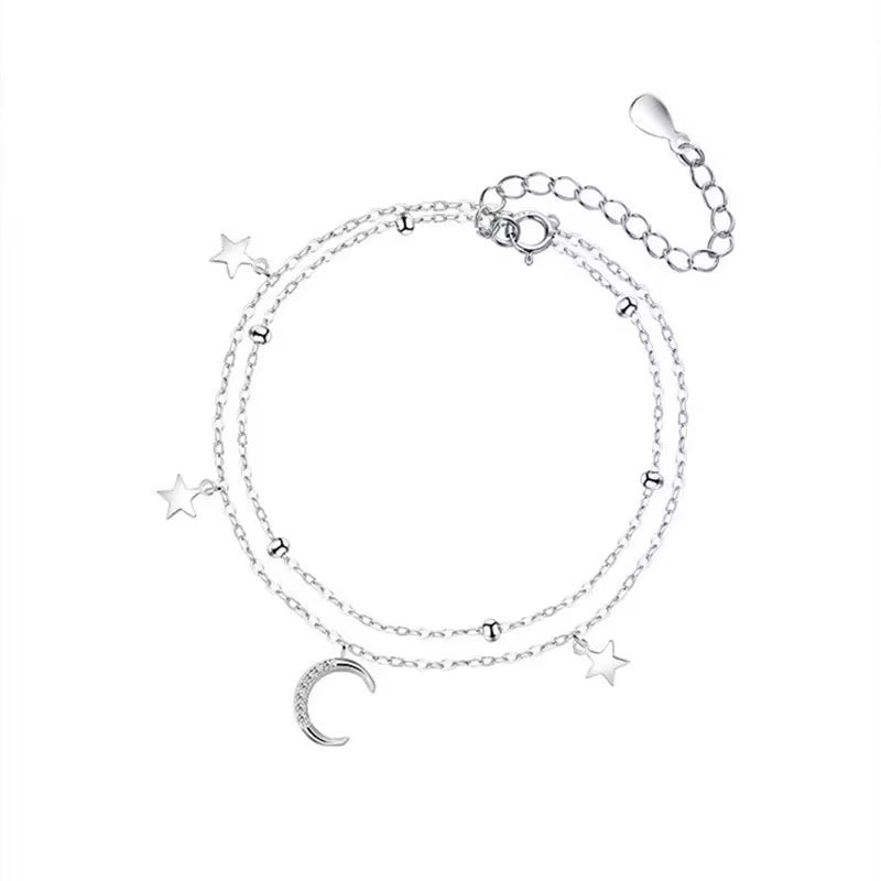 PULSERA DOBLE LUNA SHINE