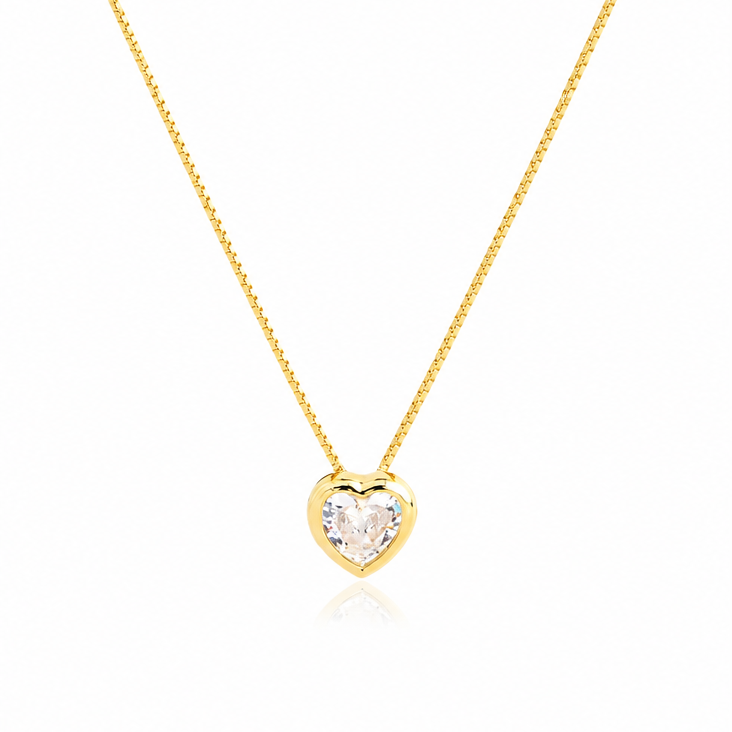 COLLAR CORAZÓN CRISTAL