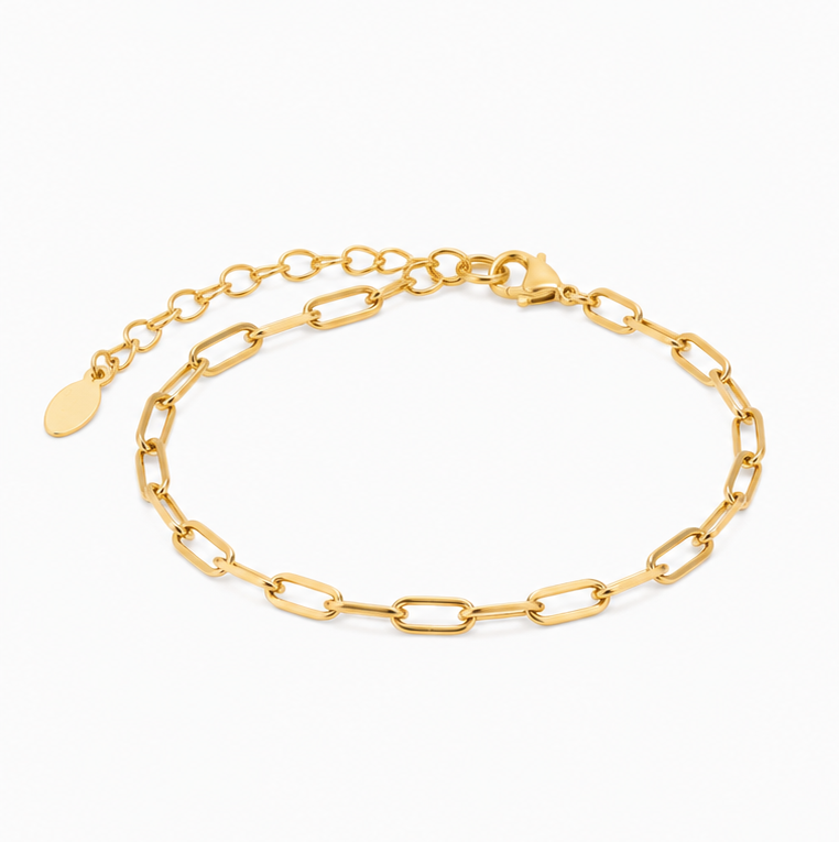 PULSERAS ESLABONES DORADOS