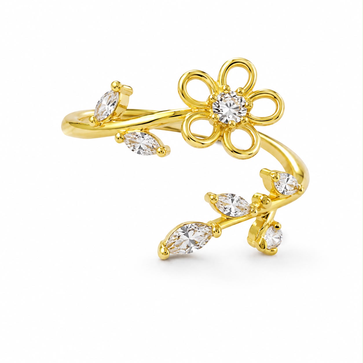 ANILLO FLOR DE CRISTAL