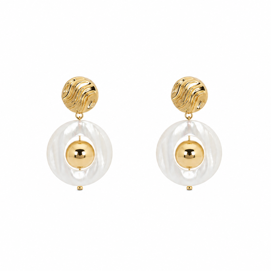 ARETES MARFIL