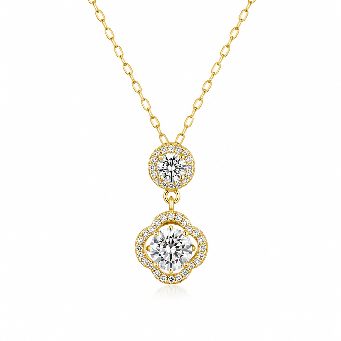 COLLAR DESTELLO DOBLE GOLDEN