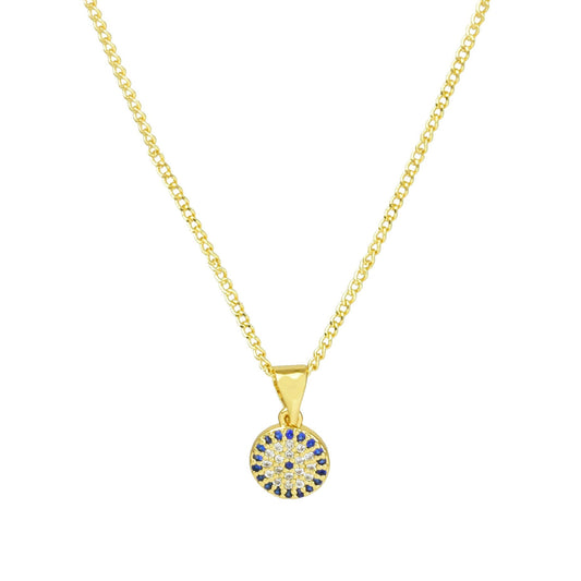 COLLAR OJO TURCO AZUL