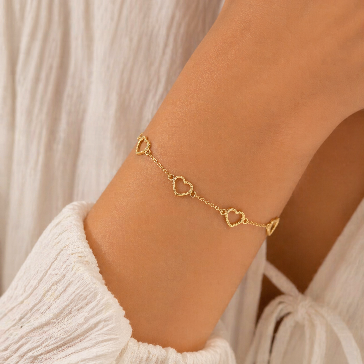 PULSERA CORAZONES SLIM