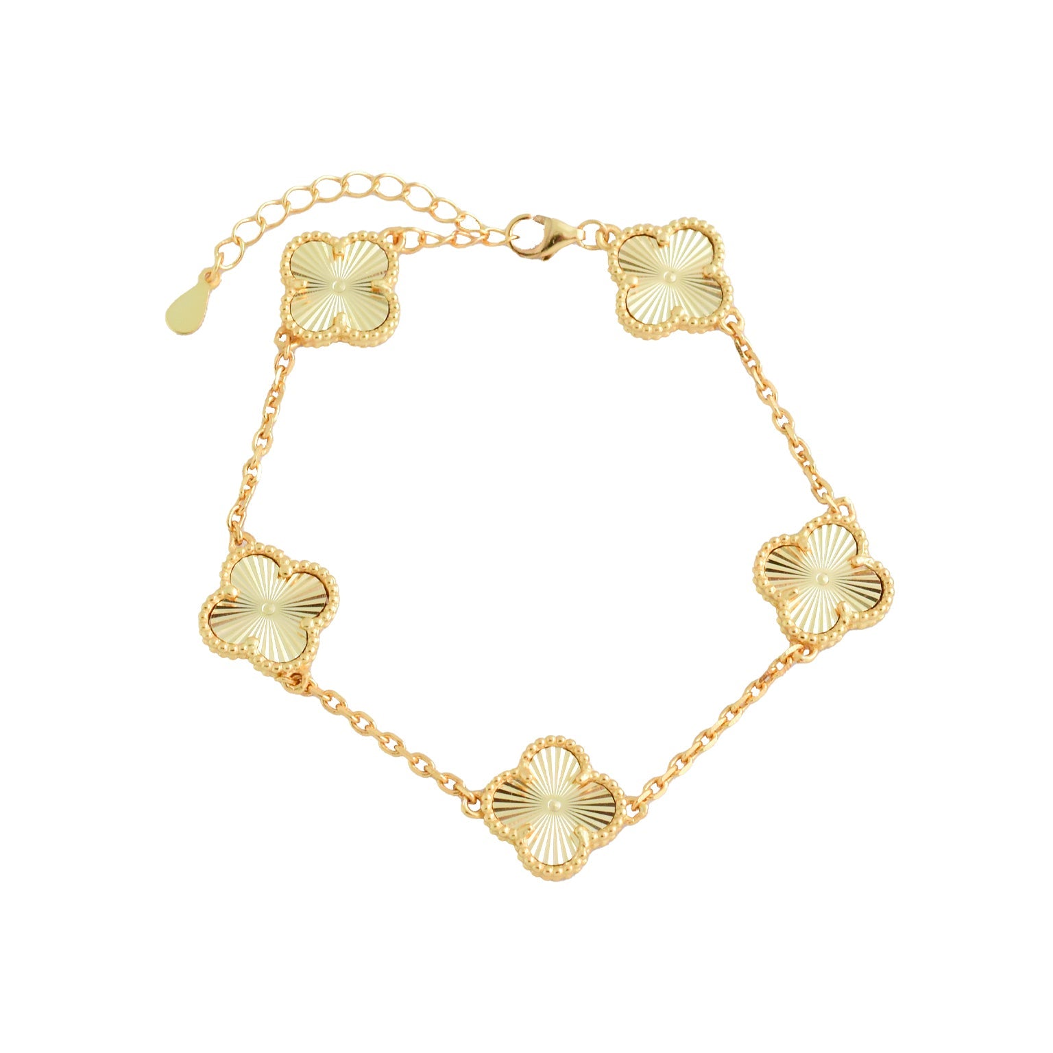 PULSERA TRÉBOL GOLD
