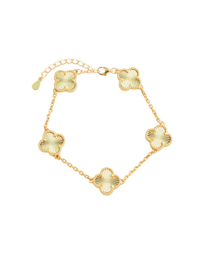 PULSERA TRÉBOL GOLD
