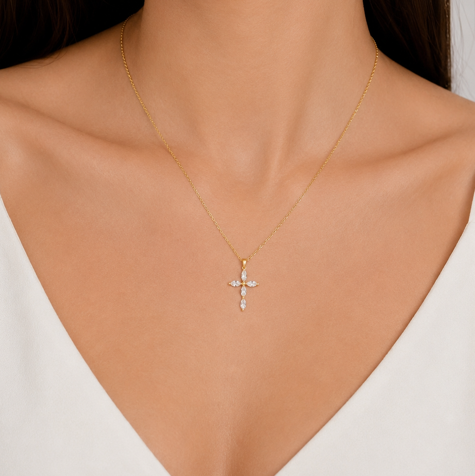 COLLAR CRUZ DE LUZ