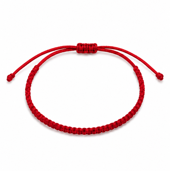 PULSERA TEJIDA ROJA