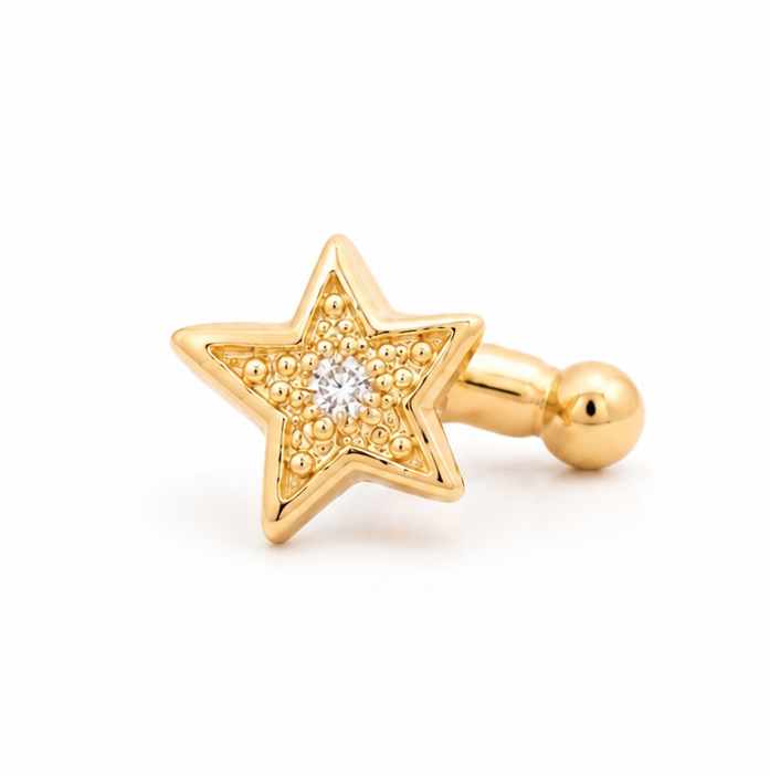 EARCUFF ESTRELLA DORADA