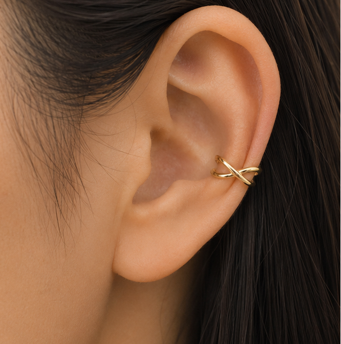 EARCUFF GOLDEN CURVE