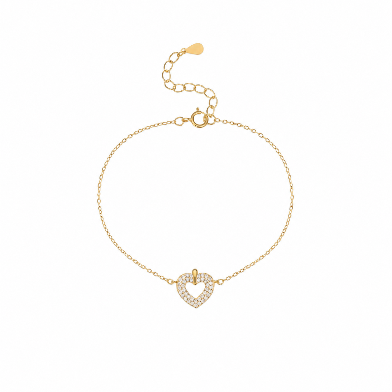PULSERA CORAZÓN RADIANTE