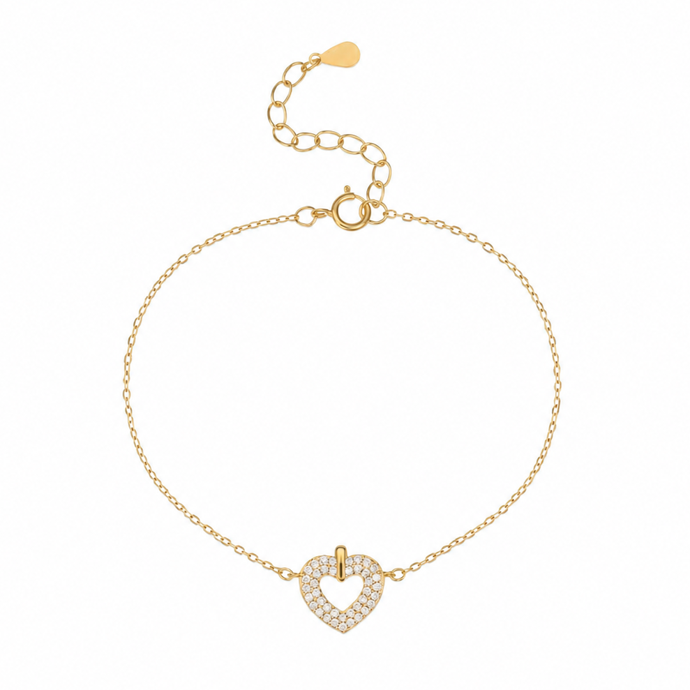 PULSERA CORAZÓN RADIANTE