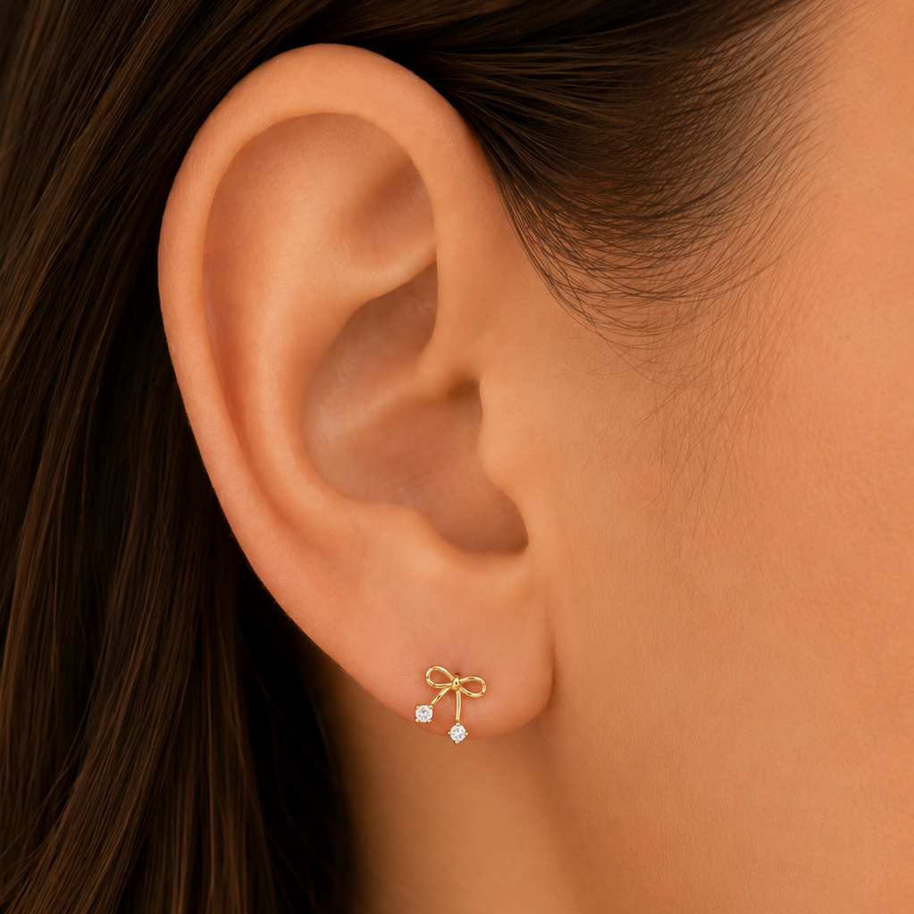 ARETES LAZO BRILLO