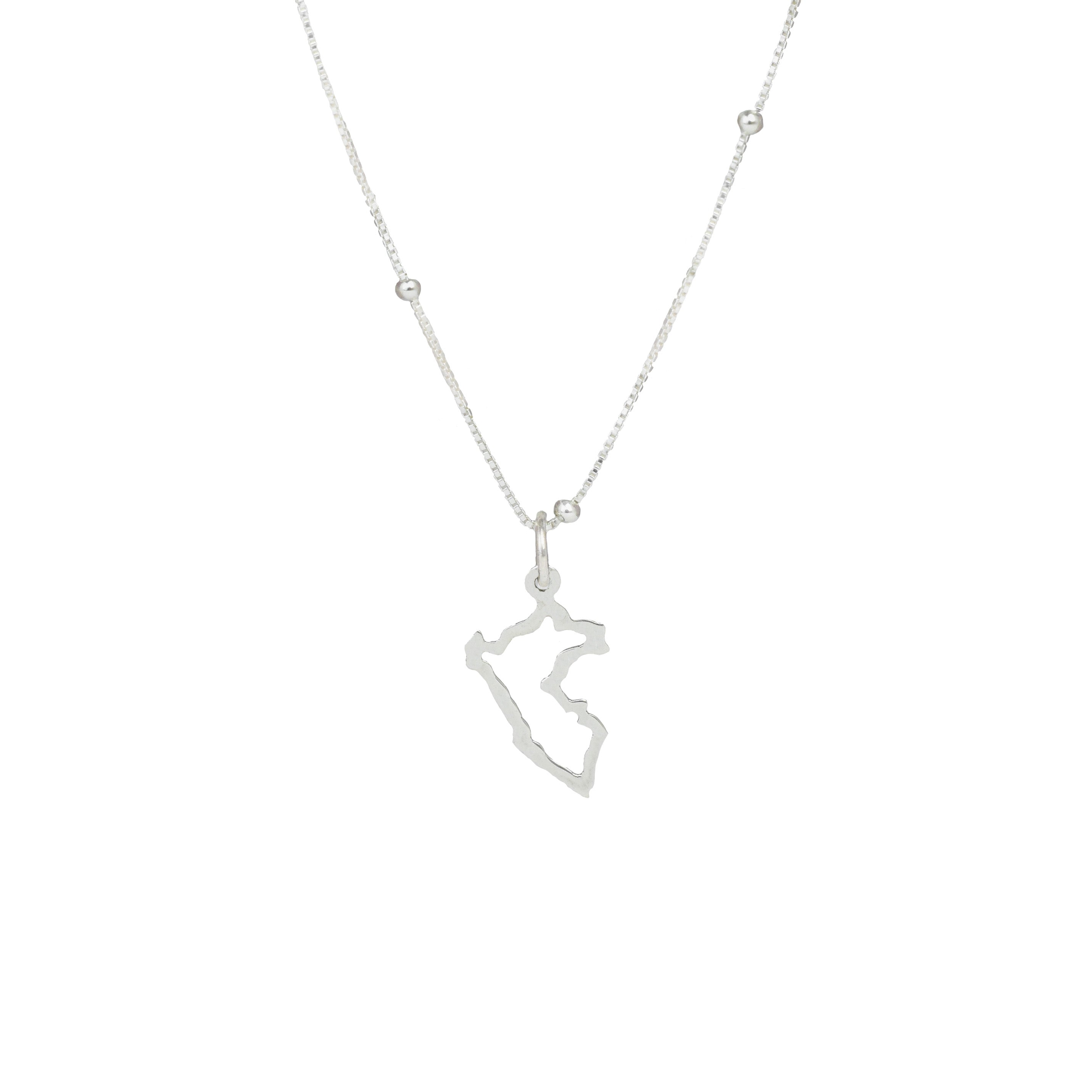 COLLAR DE MAPA DEL PERÚ