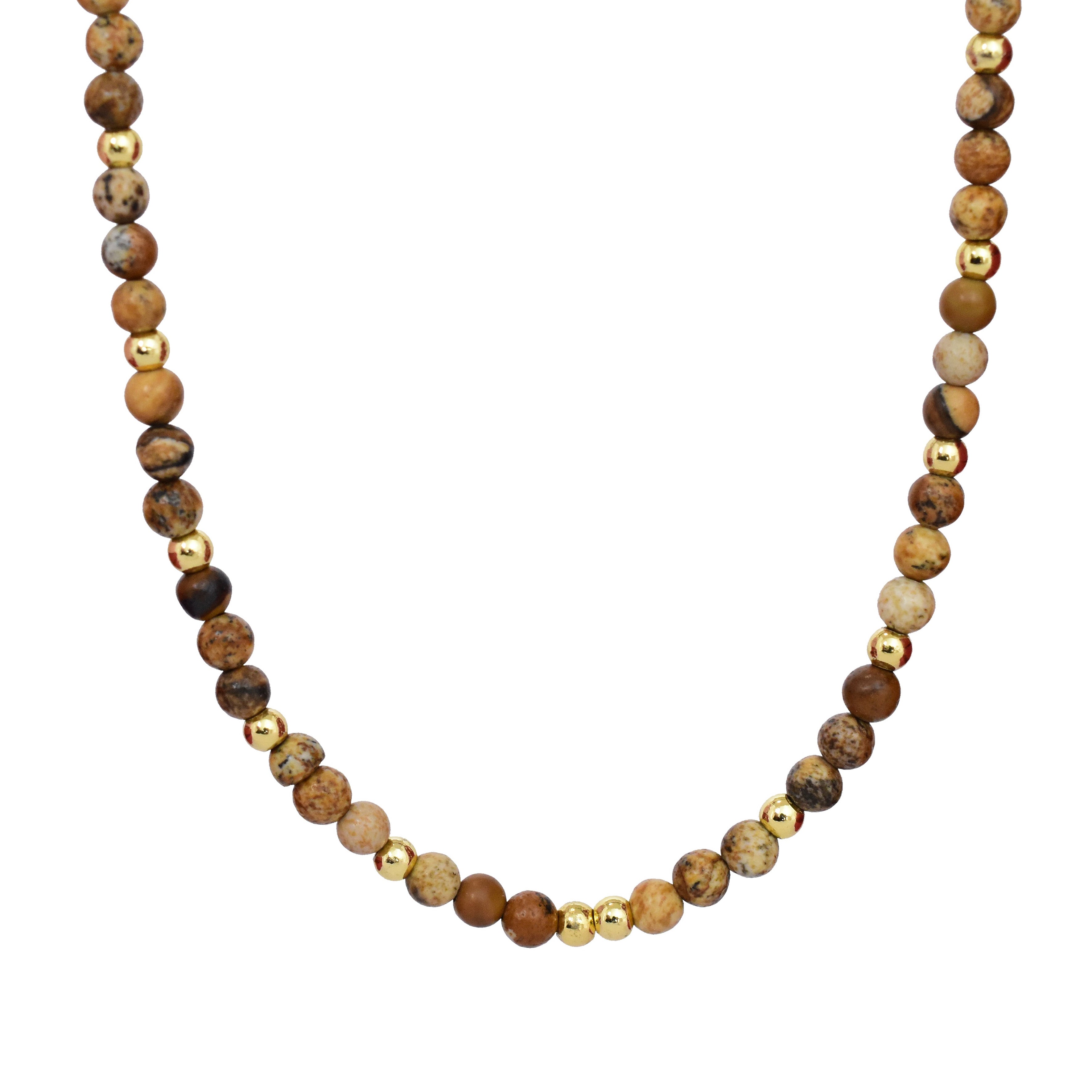 COLLAR PIEDRAS JASPE