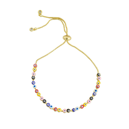 PULSERA OJO MULTICOLOR