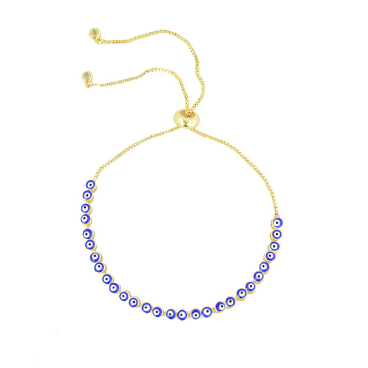 PULSERA OJO TURCO AZUL