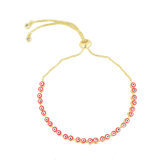 PULSERA OJO TURCO ROJO