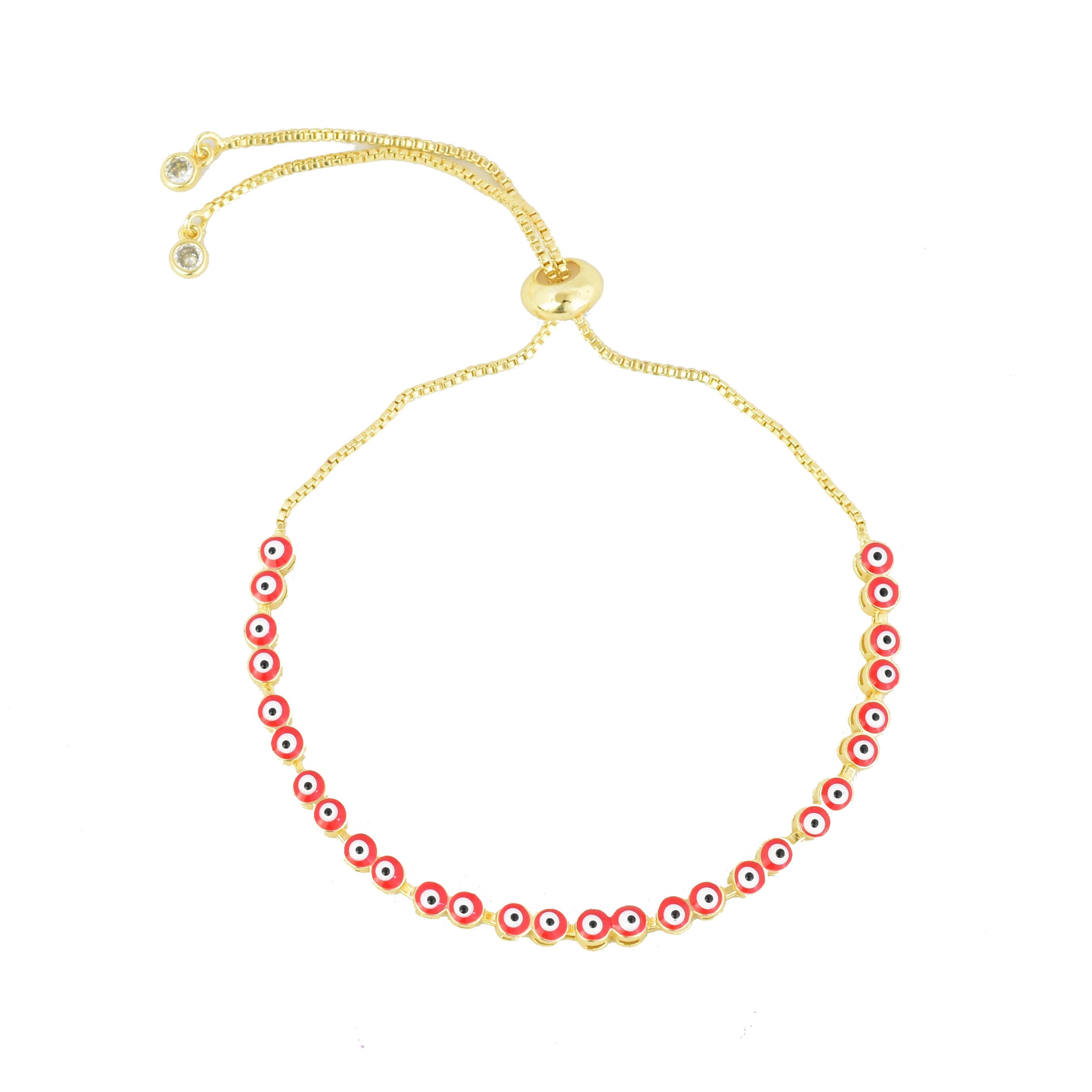 PULSERA OJO TURCO ROJO