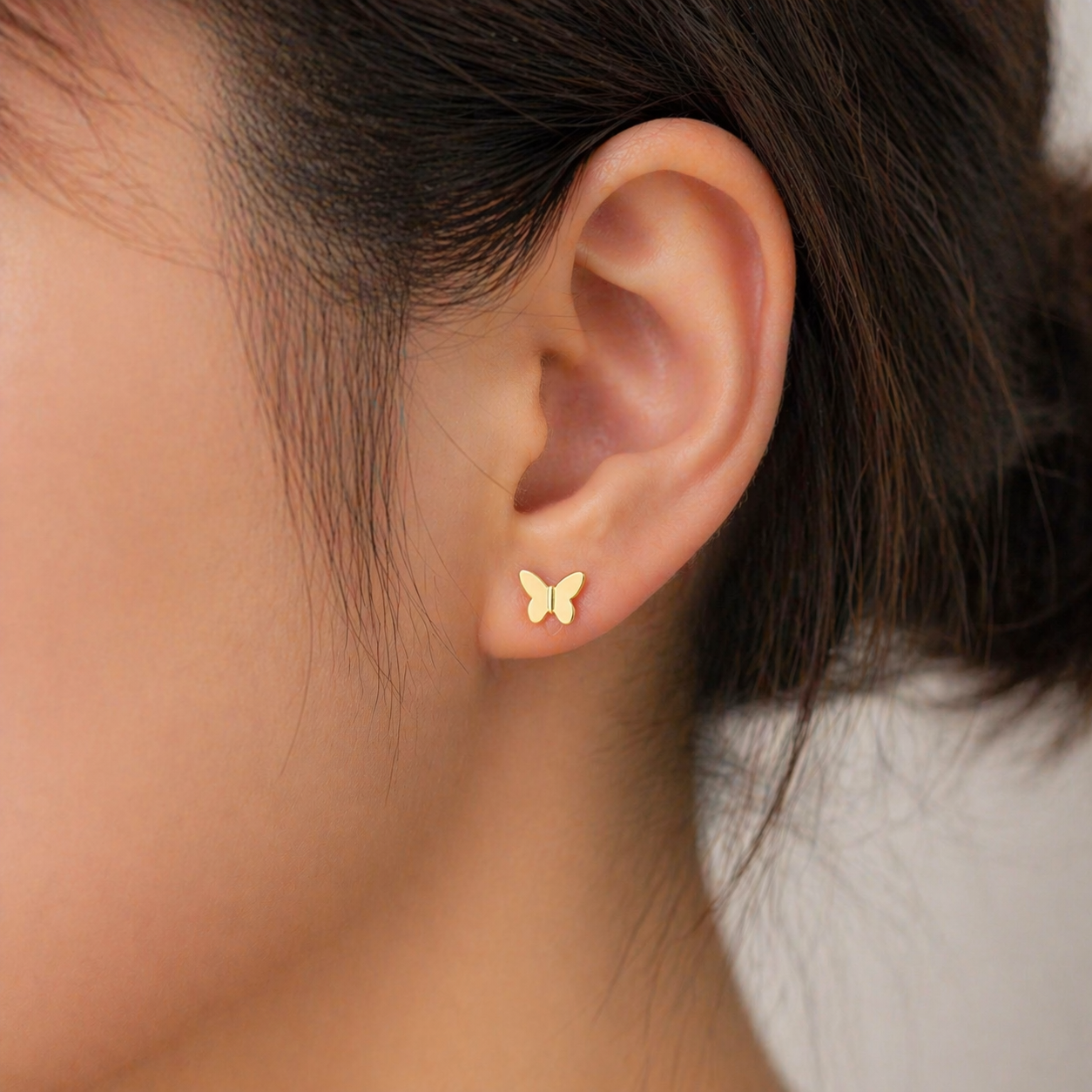 ARETES MARIPOSA GOLD