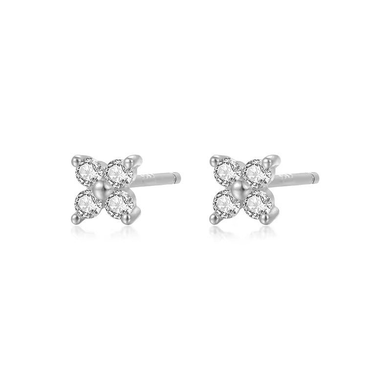 ARETES ROSETA SILVER
