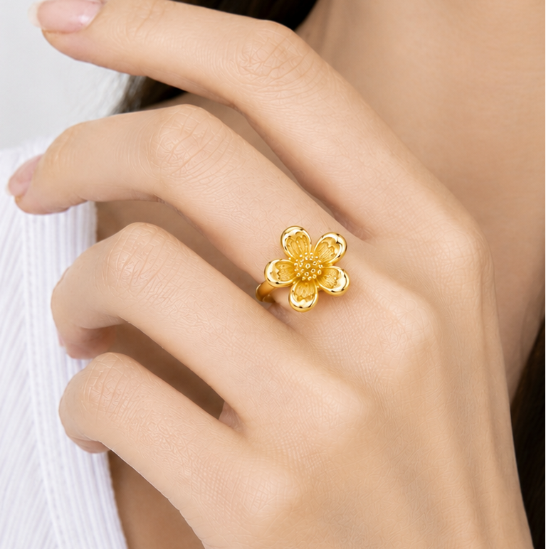 ANILLO FLOR DORÉ