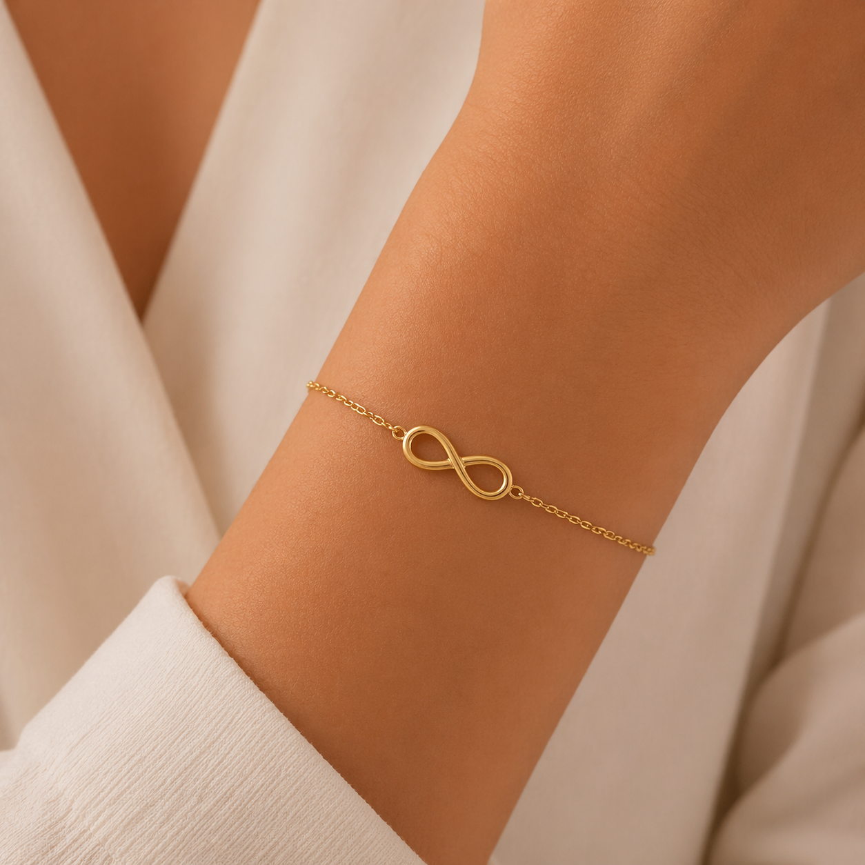 PULSERA INFINITO GOLDEN