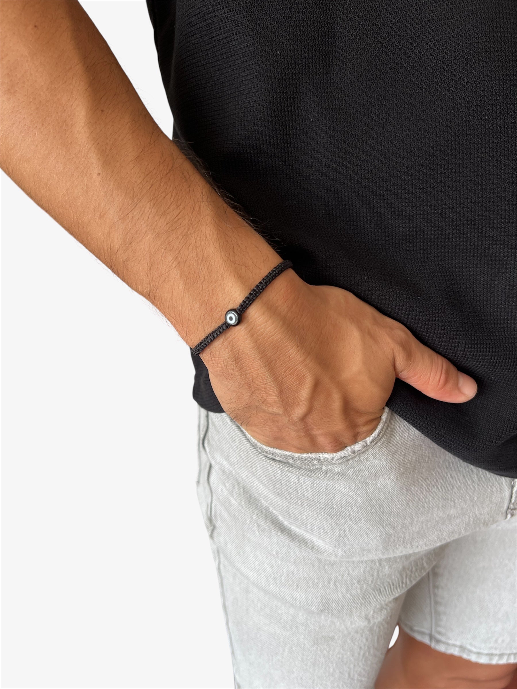 PULSERA OJO TURCO NEGRO