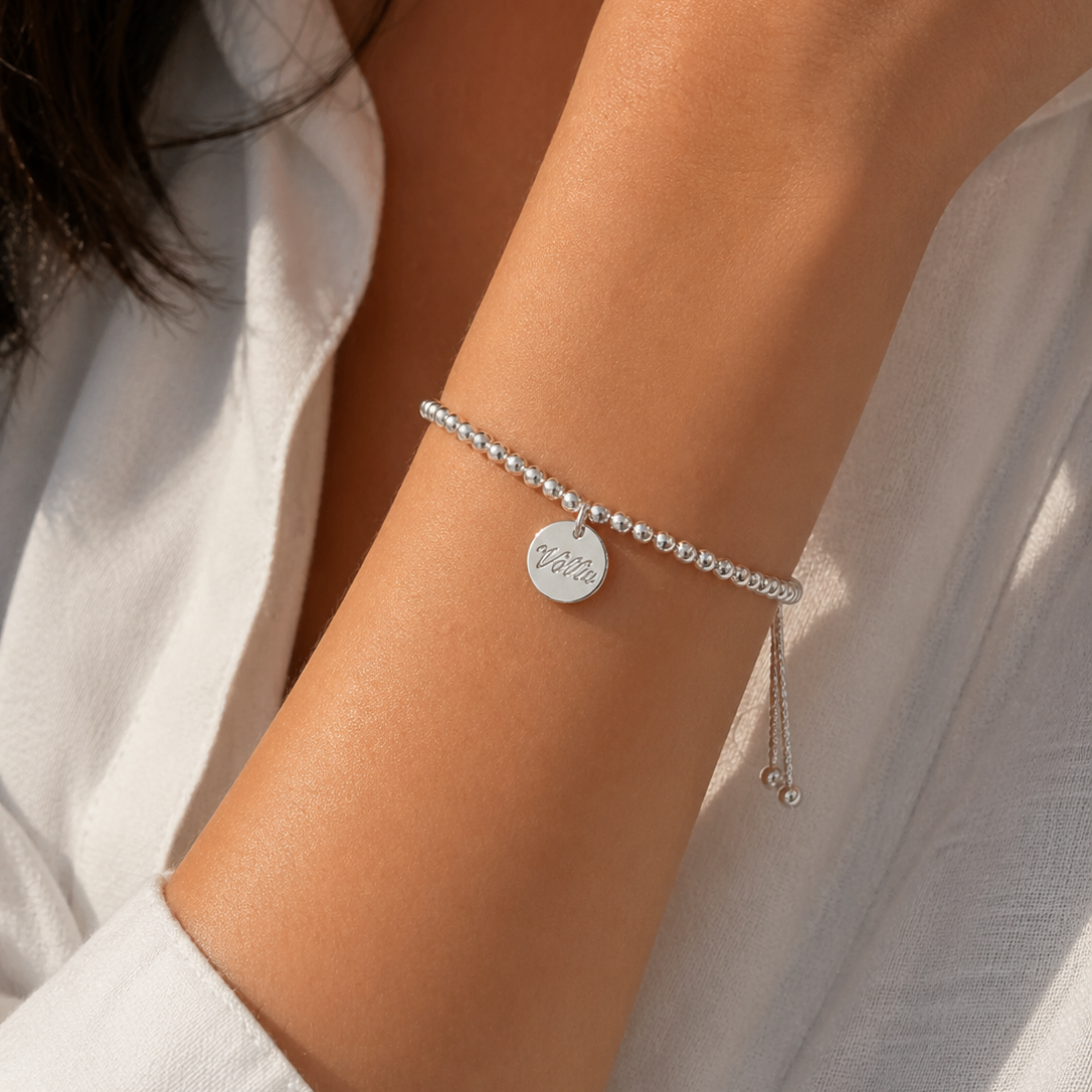 PULSERA BOLITAS PERSONALIZADA