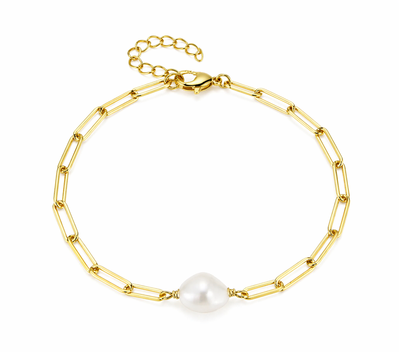 PULSERA PERLA GOLDEN