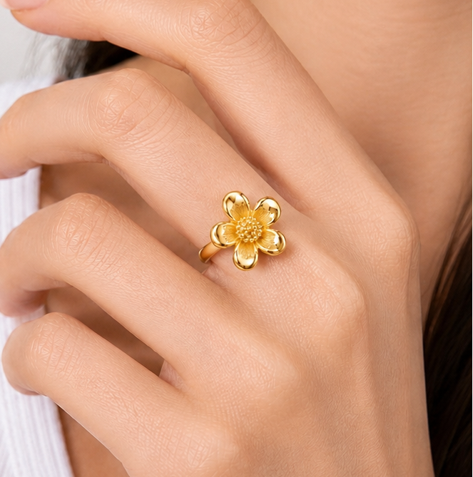 ANILLO FLOR DORÉ