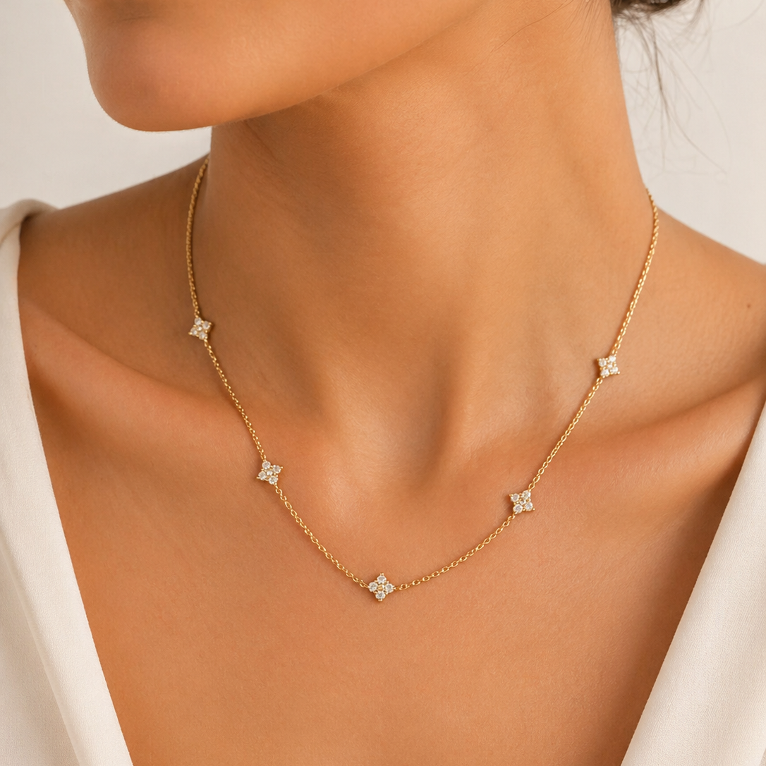 COLLAR ROSETA GOLDEN